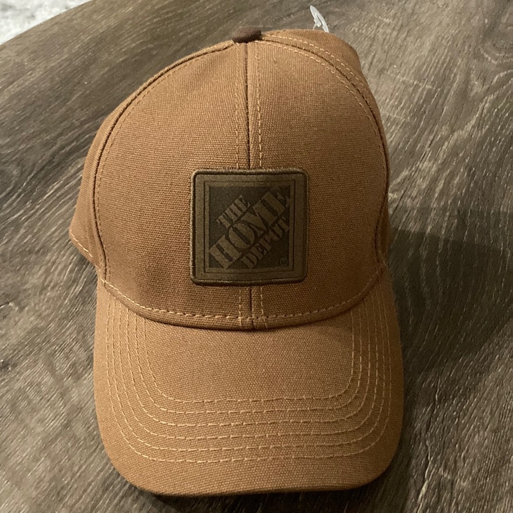 THE HOME DEPOT ADJUSTABLE BREATHABLE CARHARTT STYLE WORK HAT!